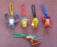 Olympic mascots keyclips